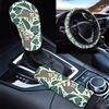 Belidome - Coprisedia per Volante Universale con Motivo Carino Bradipo, Cuscinetto per Freno a Mano e Pomello del Cambio, Rivestimento Antiscivolo per Auto, per Donne