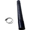 Sqnbra tubo turbo della presa d'aria Tubo Flessibile In Silicone Universale Auto Tubo Flessibile In Silicone Intercooler Aspirazione Dell'aria Radiatore In Contorto(Nero,400mm,ID50mm)