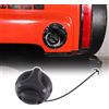 Qiosreui Tappo serbatoio carburante, ricambio per Hummer H2 H3 H3T 2004-2010, plastica ABS, nero, MCUNVX-65214511