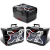 CMR Design Co Adesivi Protettivi Valigie Laterali e Bauletto per Moto BMW R 1200 GS Vario 2° Modello ADV Adventure Sea Black