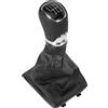 TGVBGTN Cambio Marce Compatibile Con Skoda Per Octavia 3 III 5E 2012 2013 2014 2015 2016 2017 2018 2019 2020 2021 6 Velocità Nero Gear Stick Pomello Con Telaio