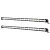 PICAA 2 pezzi Sottile Barra Led Fuoristrada, 25 Pollici 120W Barra Luminosa a Led Auto, 6000K Bianco 12V 24V Luce da Lavoro Per Camion 4x4 ATV Trattore