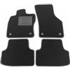 ASC Tappetini Auto Compatibili con Skoda Octavia III dal 2013-2020, Octavia IV dal 2020 Moquette, Bordo Antiscivolo, Battitacco in Gomma