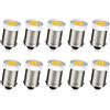 Ruiandsion lampadina BA9S a LED 24V bianca BA9 1895 1891 53 57 6411 luce a LED non polarizzata per interni, targa, porta laterale, luci di cortesia, cupola, luci da lettura, confezione da 10