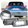 NSLUMO luci targa LED compatibile con N/issan Qashqai 2022 2021 Serena | 2016-up Dacia Duster 2018-up CANbus senza errori LED targa per N/issan Qashqai Mk3 Typ J12 2021 Plug&Play