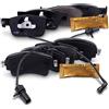 ATEC Germany Set di pastiglie freno asse anteriore + asse posteriore, set di pastiglie freno anteriore + posteriore, compatibile con AUDI A4 B9 (8WH, 8WJ) (8W2, 8WC)(8W5, 8WD), A5 (F53, F5P) (F57