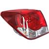 Ropaix Fari Posteriori Auto Per Chevrolet Per Cruze 2009 2010 2011 2012 2013 2014 Lampada Posteriore Per Auto Fanale Posteriore Luce Di Retromarcia Freno Luci Posteriori(Esterno sinistro)