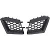 CUEI Paraurti Anteriore Superiore Grillimpala, 2 Pezzi Sinistro Destro Nero Lucido Griglia Paraurti Anteriore Griglia Superiore, Set Griglie Aftermarket Compatibile con Seat Ibiza Cordoba 6L 2002-2009