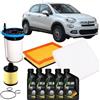 Somer Car KIT TAGLIANDO 4 FILTRI OLIO SELENIA 0W30 5LT COMPATIBILE CON FIAT 500 X 1.6 MULTIJET 120CV EUR.6