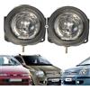 Generico COPPIA 2 FARETTI FARI FENDINEBBIA ANTERIORE DX E SX PER PANDA 169 E DOBLO' 2005 A 2010