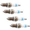 CORMAR KIT 4 CANDELE COMPATIBILE CON Panda 500 1.2 Gas Grande Punto EVO 1.4 Alfa Mito Bosch 0242135515