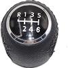 MAILECI Pomello Cambio Pomello Del Cambio In Pelle A 6 Marce Per Fiat Per Grande Per Punto 2006-2012 Per Linea 2007-2015 55344881 55349796 Pomello Marce (Colore : 2)
