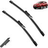 Autopixl Qualità OEM Tergicristallo for Nissan Qashqai J10 Esatto Montaggio 2006 2007 2008 2009 2010 2011 2012 2013 Gomma Accessori Auto 24 15 Vestibilità perfetta per parabrezza