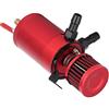 Shanrya Oil Catch Can, Filtro Aria Sportivo Auto, Catch Can, costruito con Filtro in Acciaio Inox Kit Serbatoio Serbatoio Olio da 3/8 Pollici Npt Filtro Sportivo Auto per Veicoli(red)