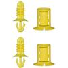 HWBZDPZQD Pinze di Fissaggio Anteriore for Dash Isolante Copilota Scatola Dei Fusibili Piastra di Copertura Spille 1310861 for Ford for La Messa A Fuoco MK2 MK3 2018 Accessori Auto(2SET)