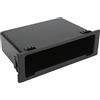 NOENNULL Scatola Portaoggetti per Radio Audio Stereo per Auto, Organizer per Cruscotto 1Din, Ricambio Nero per