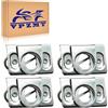 VPZMT Testa a sfera 1/4 di giro Set borse da sella Bail Mount Receptacles Adatto per Harley Davidson Touring Hardbag 1993-2013 (Riferimento : 90834-95B)