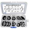 Gdfnmogo Var Set con 6 misure di riparazione diverse auto 45pcs Automotive per condizionamento compressore guarnizione aria aria ac guarnizione plus manutenzione con compatibile