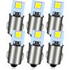 Ruiandsion BA7S - Luce interna per auto, 100 lumen, 6500 K, chip 3030 K, luce LED AC/DC12 V, non polarità, confezione da 6