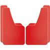MOTOESCOT 4 parafanghi per auto senza trapano paraspruzzi compatibili con Ford Fiesta 5 6 7 RS ST ST150 ST180 ST200 ST-LINE ST500 protezione per pneumatici parafango, rosso, plastica PP