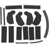 Vidonergy Kit di guarnizioni per tetto tetto Hardtop 17 pezzi per Wrangler JK 2007-2018, ricambio diretto numero 68026937AB