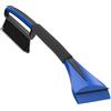Auprotec - Spazzola con raschia ghiaccio 2 in1 con pratica e comoda impugnatura antiscivolo ASE 1 nero blu