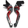 KFJFDHES Leva frizione Leva Freno Moto/Adatto per Honda Silver Wing GT 400 600 2001-2017 GT400 GT600 Moto Pieghevole Allungabile CNC Moto Leve Freno Frizione Regolabile Moto Frizione Freno Maît