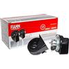 FIAMM COPPIA TROMBE CLACKOS KIT FIAMM AM80S 12V AUTO MOTO CAMION+RELE+STAFFE 924642