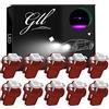 GLL Grandview 10pcs Rosa T5 B8.5 Lampadine Cruscotto a LED 1-5050-SMD per Tachimetro Auto Strumento Cruscotto Indicatore Indicatore del Pannello Luminoso Lampada Cruscotto Garanzia di 2 Anni