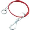 CARPOINT 0438110 Cavo a strappo dispositivo a inerzia Posteriore Rosso