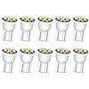 Ruiandsion T10 194 LED lampadine 6V Bianco 168 2825 W5W LED cuneo lampadina di ricambio per auto porte interne luci di cortesia cruscotto (confezione da 10)