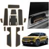 BIBIBO Tappetini antiscivolo compatibili con Jeep Avenger 2023 2024, tappetini in gomma per la console centrale dell'auto, tappetini antiscivolo Jeep Avenger, tappetino protettivo antiscivolo