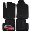 W-Parts TAPPETI - TAPPETINI IN GOMMA 3D TPE NERI PER FIAT 500 dal 2007 in poi - 500C 09>