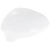 Mbxpxe Wing Mirror Calotta copri specchietto retrovisore laterale nero lucido bianco per Seat Ibiza 2008 2009 2010 2011 2012 2013 2014-2017 Coperchio specchietto retrovisore(1pc White Left)