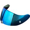 Generico Visiere per casco, Visiera d'aria R1 for SCORPION EXO R1 Air R1 EVO T520 ST1400 Visiera for Ca-sco Viseira Capacete Sostituzione ad alta chiarezza antivento(Ice Blue)