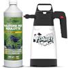 bio-chem Detergente per roulotte 1L + spruzzatore per Schiuma | Manutenzione dei veicoli da campeggio - Case mobili, verande, camper - Pulizia delle superfici esterne