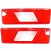 Generisch 2 lenti di ricambio per fanale posteriore destro sinistro compatibile con Ford Transit MK8 Tipper 2014+ con marchio di controllo E 1831256 1831334