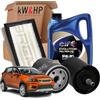 kW&HP KIT TAGLIANDO 3 FILTRI + 5 LITRI OLIO MOTORE ORIGINALE 5W-30 COMPATIBILE DR3 1.5 LPG 106CV