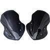 avdb-moto Cupolina/Parabrezza Compatibile con HONDA NC 750 X/NC 750X DCT 2021-2024 in Policarbonato (Nero)