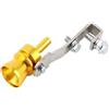 XNOFZWT Silenziatori per auto Adatto per Audi A3 8P A4 B8 Q5 A1 Emulatore del tubo di scarico fischio della coda dell'auto(Gold)