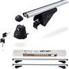 Rhino Rack MODULA CASE SYSTEM Barre Portatutto Portapacchi Smart Bar XL 135 cm compatibile con auto con profili, serratura, 75 kg