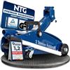 NTG Cric idraulico NTG 2T (2000 kg) - Certificato TÜV - Cric mobile e manovrabile con struttura in acciaio, altezza di sollevamento 130-330 mm - Per autovetture, autoveicoli, cambio pneumatici