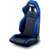Sparco R100 Sedile tubolare Nero-Azzurro