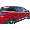 MCPerformance Elenchi per finestre cromati validi per Peugeot 3008 II dal 2016 Copertura cromata per telai per finestre Modanature finestre cromate