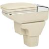 SZSS-CAR Beige Bracciolo in pelle per auto, console centrale con vano portaoggetti interno Compatibile con Hyundai Accent 2007~2008-2009-2010-2011