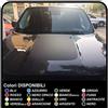 Grafic Adesivo Sticker Cofano qualità Superiore Decal - Modello con Fori Lavavetro Pretagliati (Antracite)