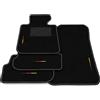 Somer Car Kit Tappetini Auto compatibili con Bmw Serie 1 E81-E87 2004-2012 | Set Tappeti in Moquette, Bandiera Germania, Tappeto auto su misura