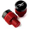 HUISI Adatto for Moto Guzzi V85TT V100 Mandello V7 Stone V85 TT Bobber Breva 850 1100 1200 Tappi for fori specchietti CNC for moto Viti Bulloni(Red)