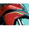 labelbike - Adesivi 3D Moto Coda e Muso Paneli laterali Protezione e Decorazione in Resina compatibile con Ducati MULTISTRADA 1200 2010-2014 Tricolore Italia