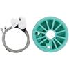 FINAO AUTOPARTS Kit di riparazione alzacristalli anteriori sinistro compatibile con Trafic II, Vivaro A e Primastar | Facile installazione e qualità OEM